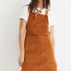 Madewell Velveteen Jumper Pinafore Dress
